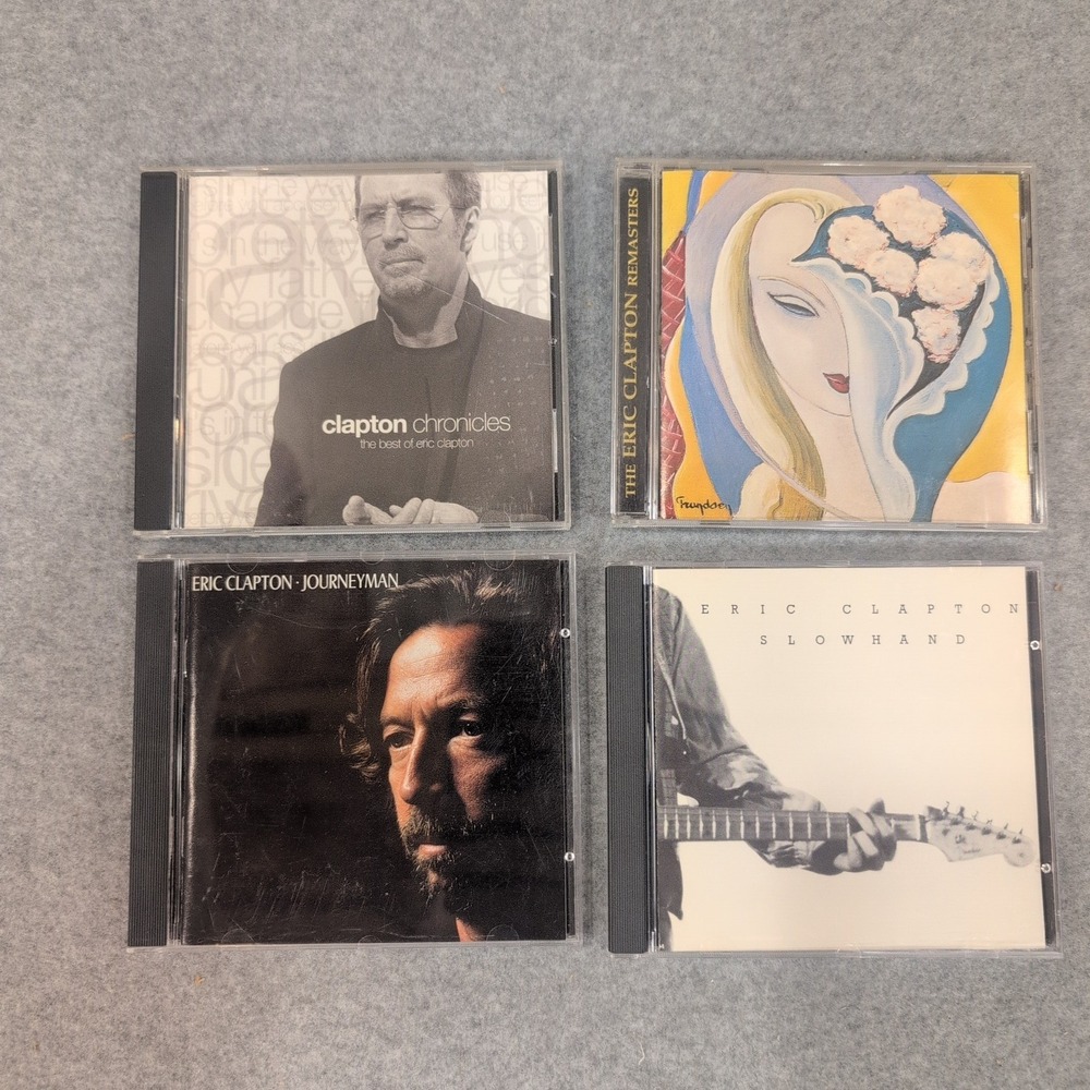 Eric Clapton CD Lot 4 Slowhand Layla Journeyman Clapton Chronicles Best Of - Picture 1 of 2